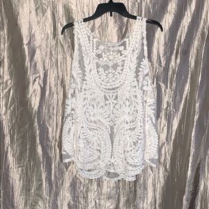 Lace tank top